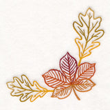 Golden Autumn Leaves Corner