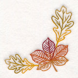 Golden Autumn Leaves Corner