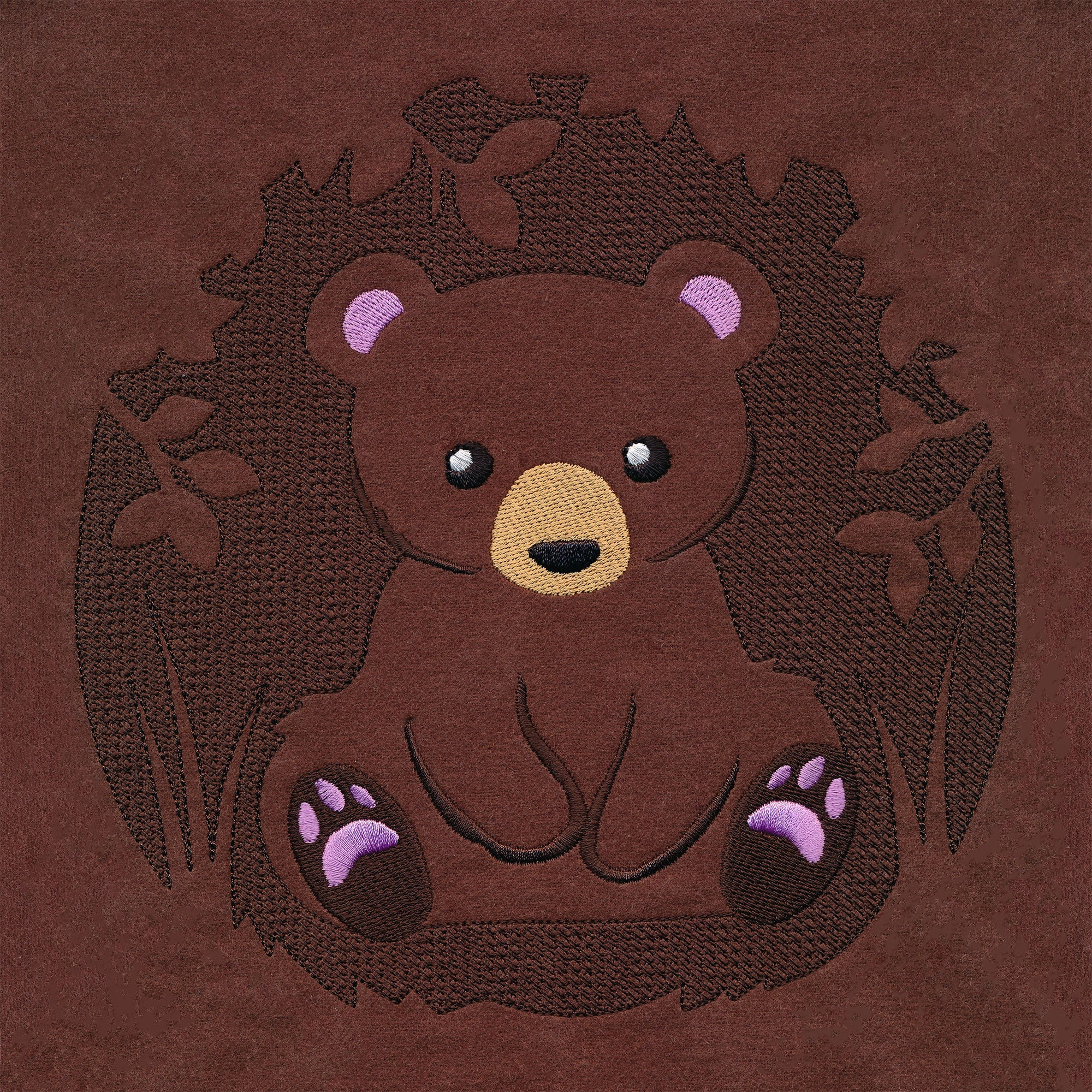 Peekaboo Bear (Embossed)