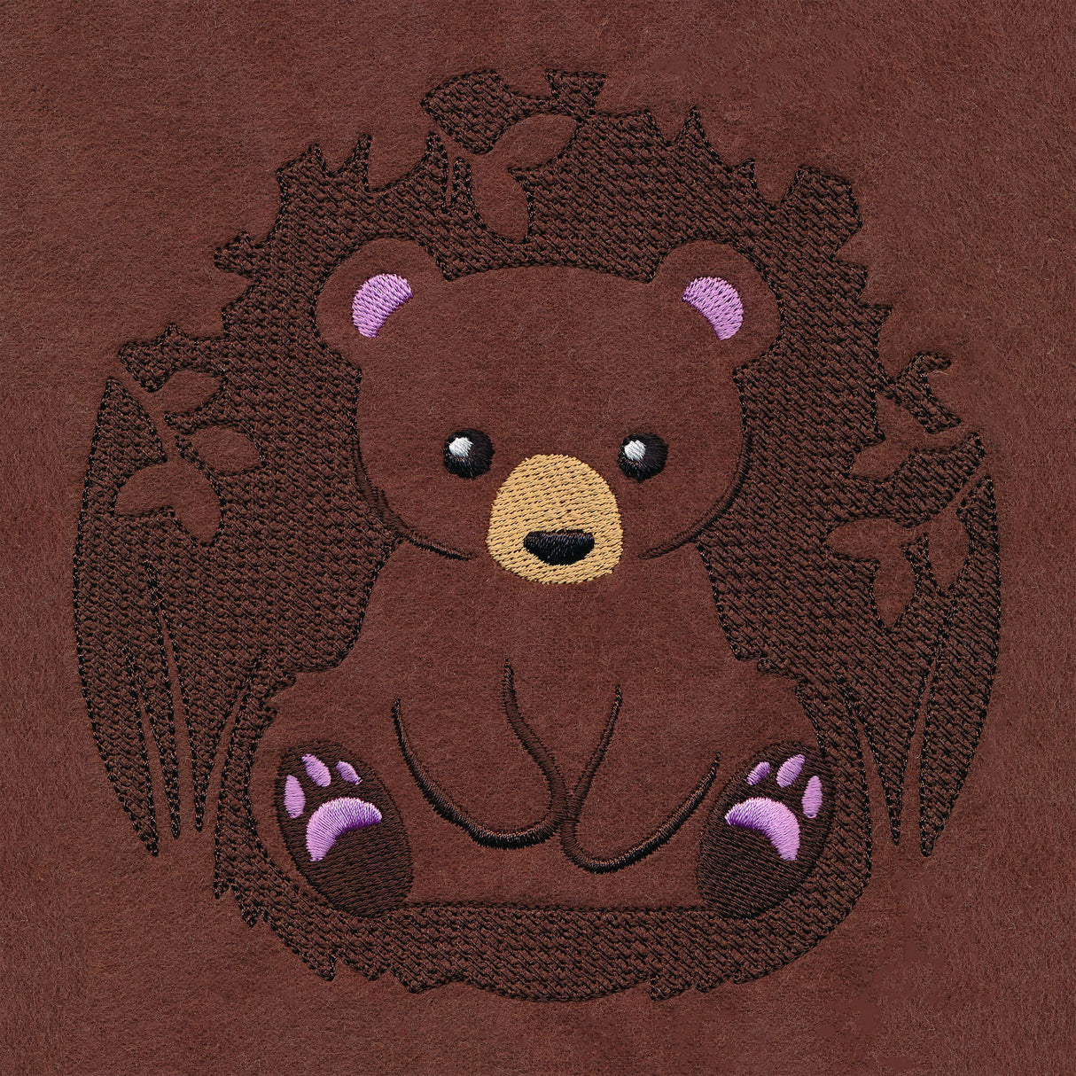 Peekaboo Bear (Embossed)