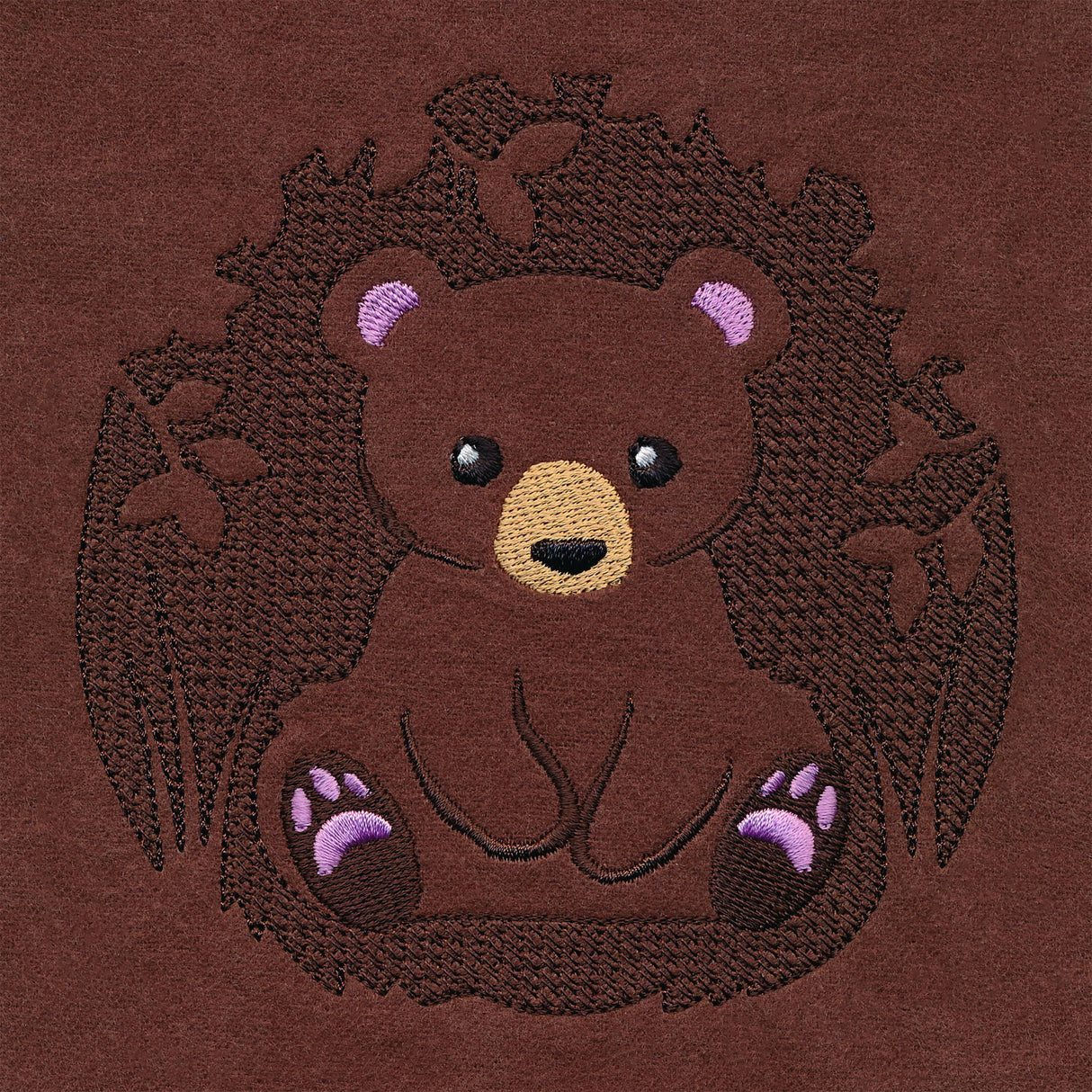 Peekaboo Bear (Embossed)
