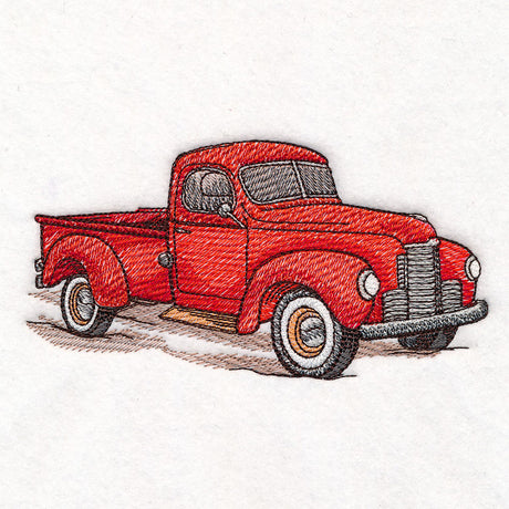 Classic Christmas Scene - Truck