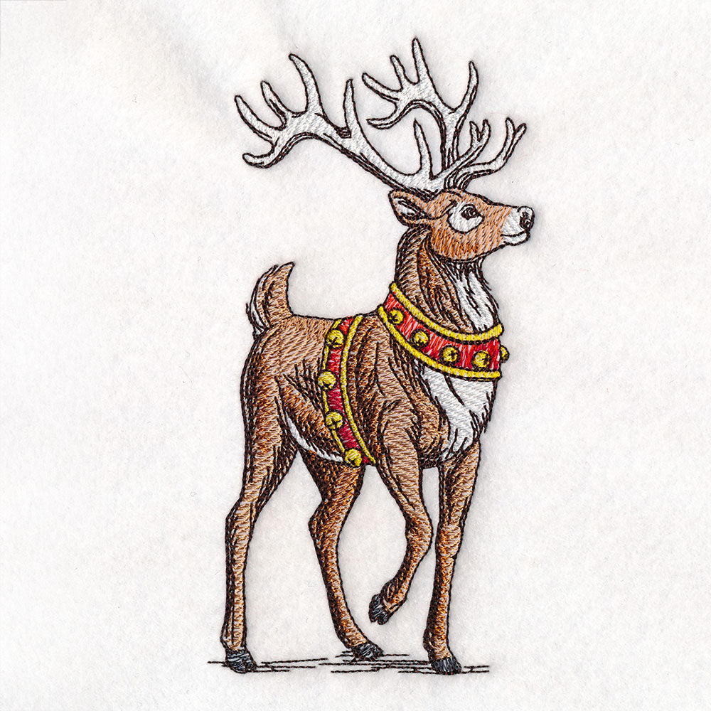Classic Christmas Scene - Reindeer
