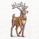 Classic Christmas Scene - Reindeer