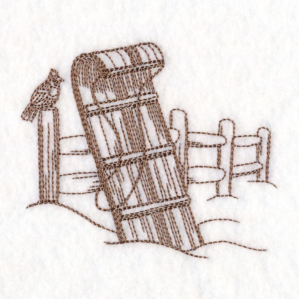 Classic Christmas Scene - Sled