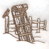 Classic Christmas Scene - Sled