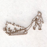 Classic Christmas Scene - Boy