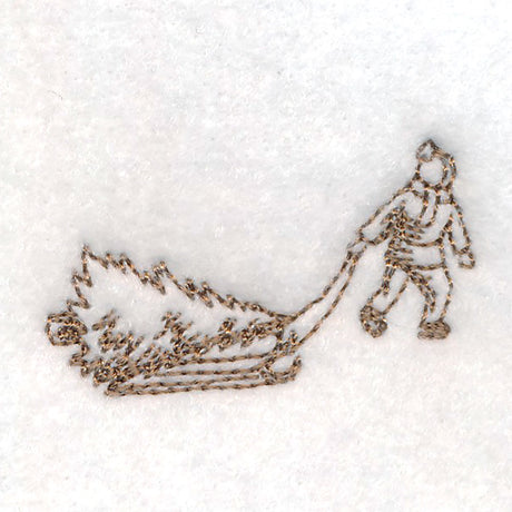 Classic Christmas Scene - Boy