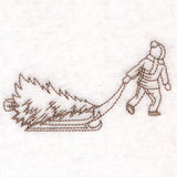 Classic Christmas Scene - Boy