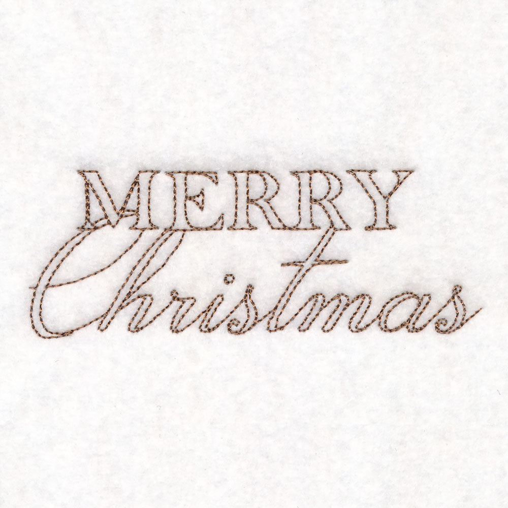 Classic Christmas Scene - Merry Christmas