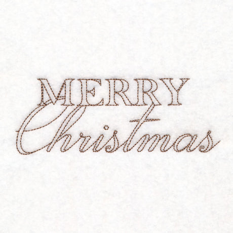 Classic Christmas Scene - Merry Christmas