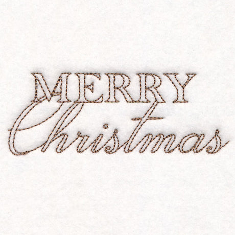 Classic Christmas Scene - Merry Christmas