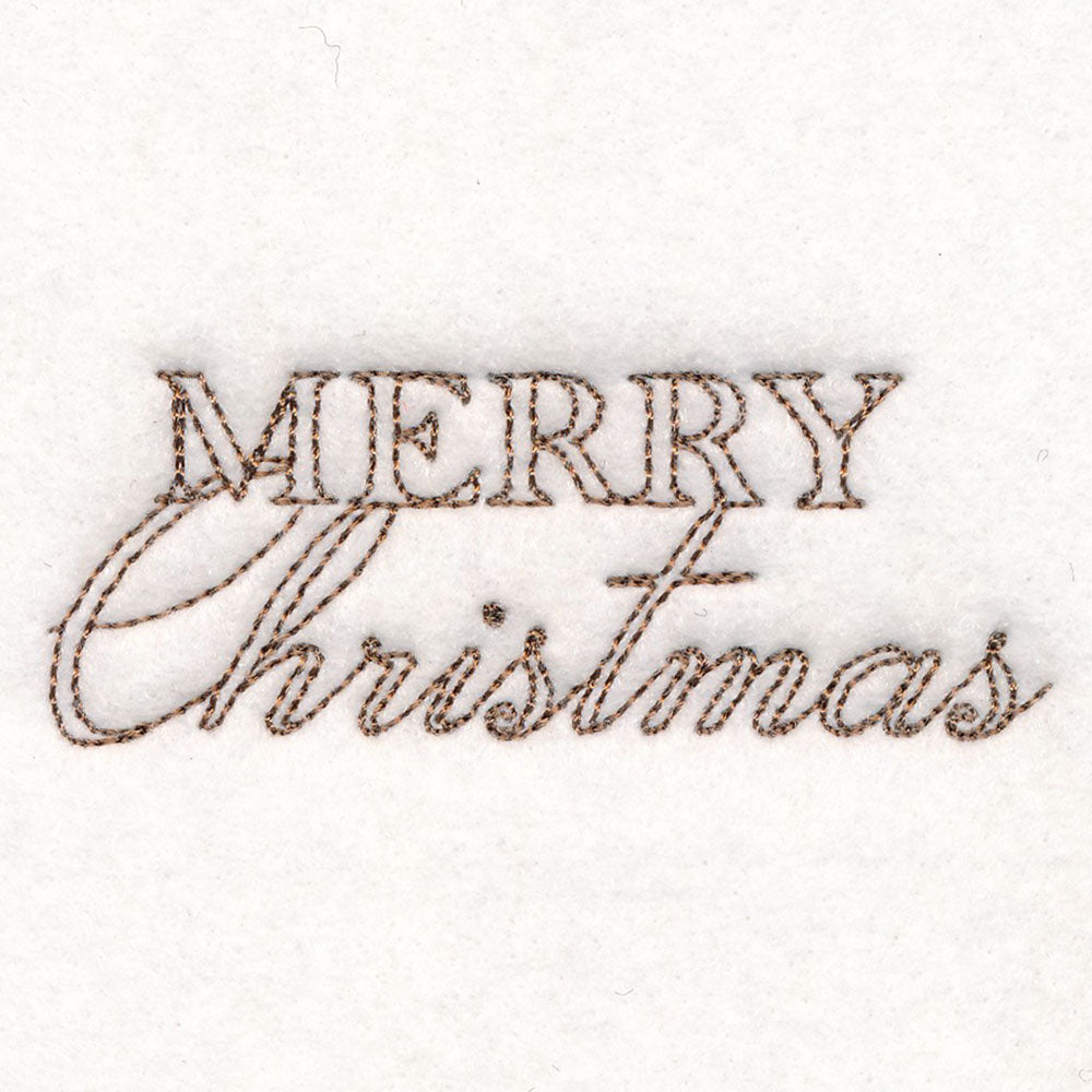 Classic Christmas Scene - Merry Christmas