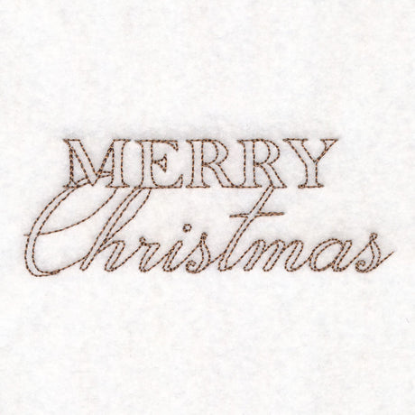 Classic Christmas Scene - Merry Christmas