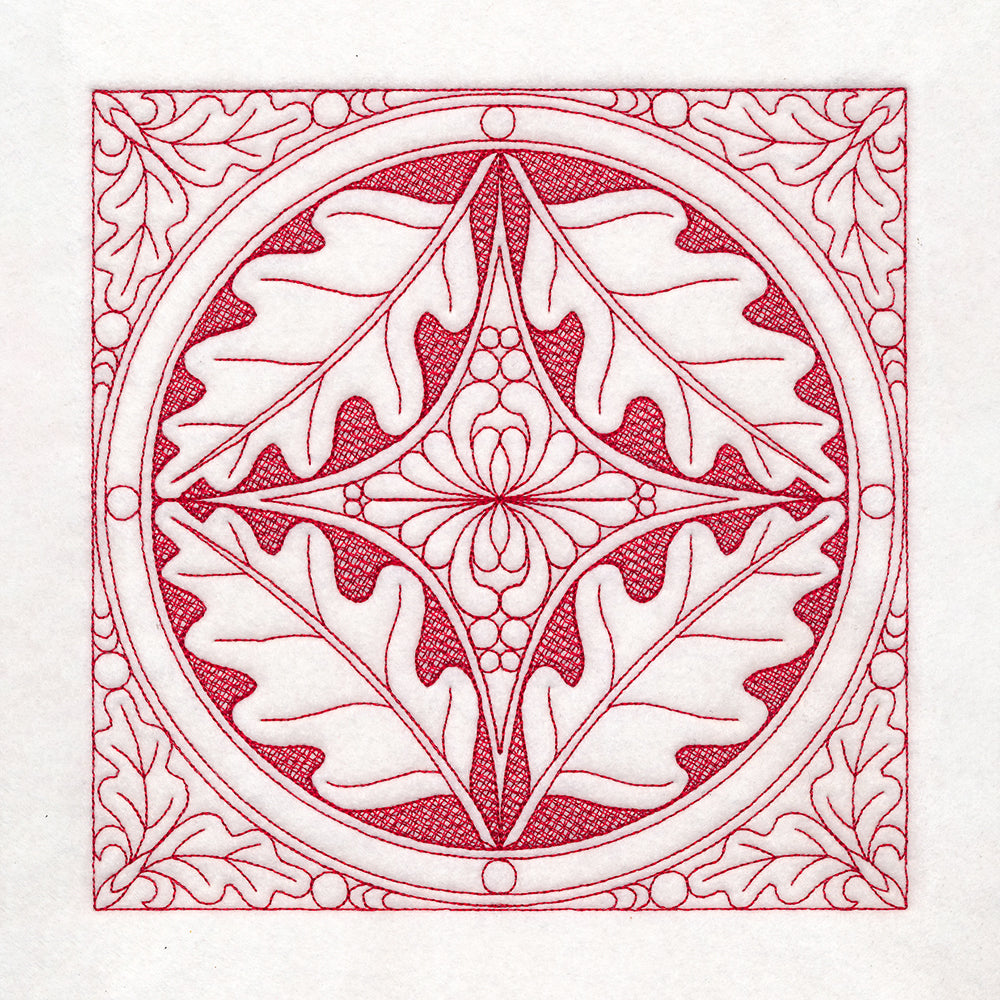 Autumn Treasures Oak Leaf (Trapunto)