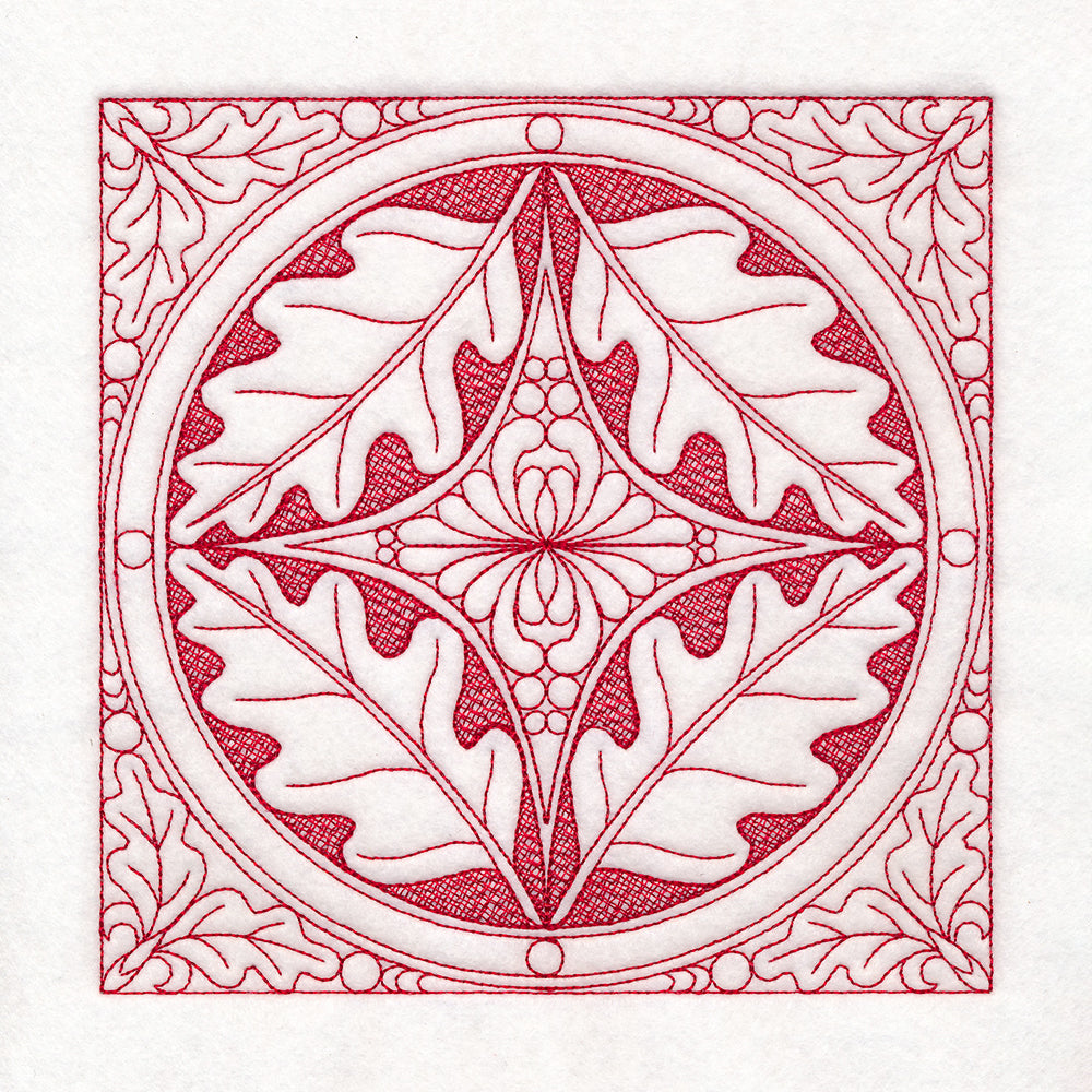 Autumn Treasures Oak Leaf (Trapunto)