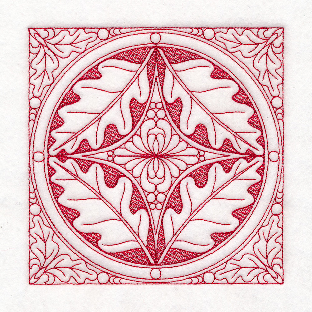 Autumn Treasures Oak Leaf (Trapunto)