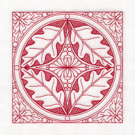 Autumn Treasures Oak Leaf (Trapunto)