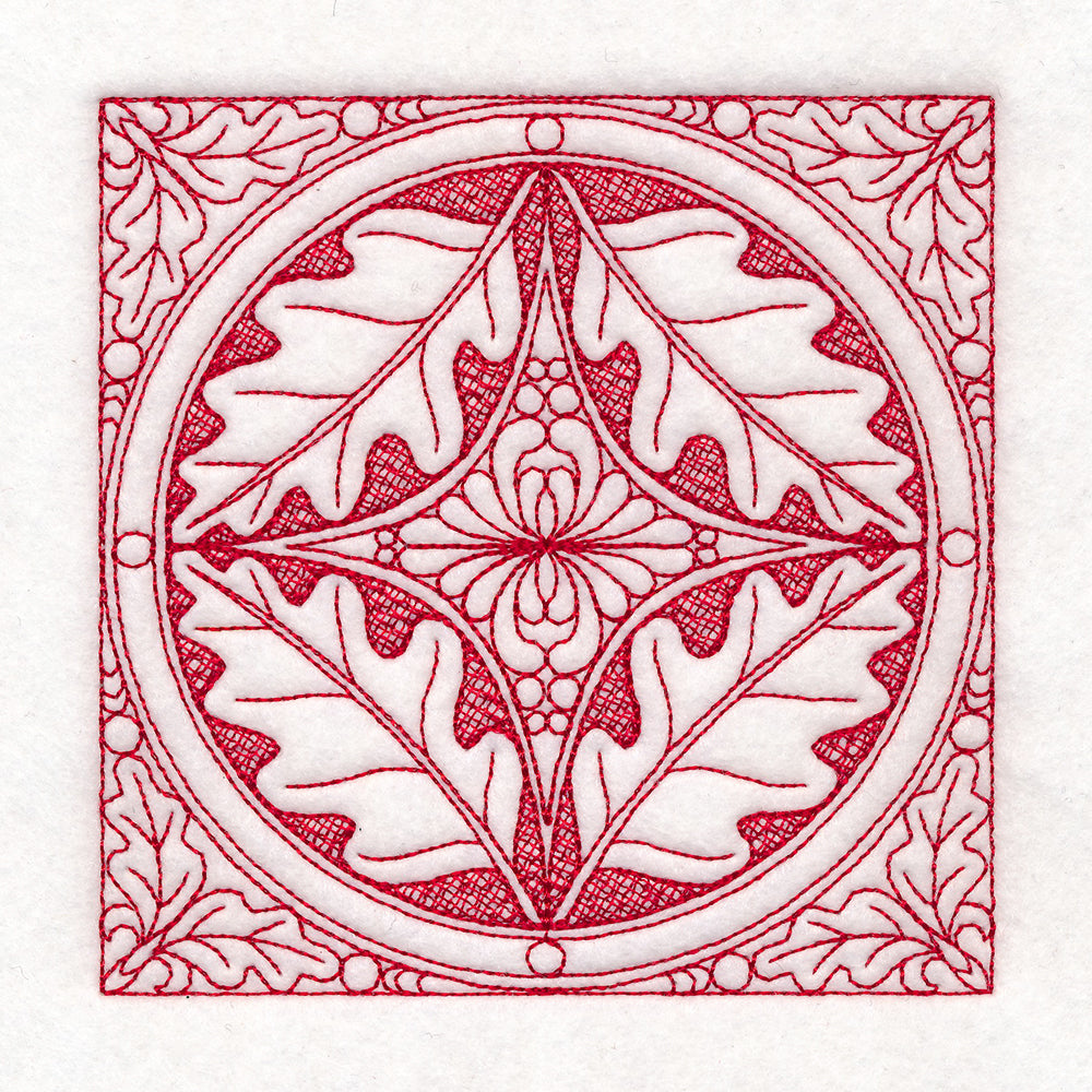 Autumn Treasures Oak Leaf (Trapunto)