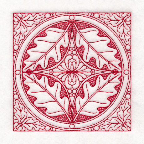 Autumn Treasures Oak Leaf (Trapunto)