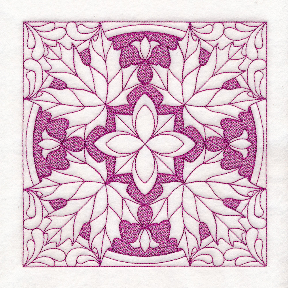 Autumn Treasures Maple Leaf (Trapunto)