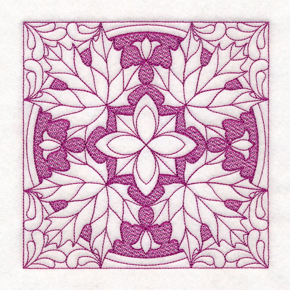 Autumn Treasures Maple Leaf (Trapunto)