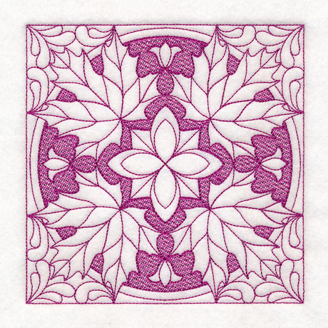 Autumn Treasures Maple Leaf (Trapunto)