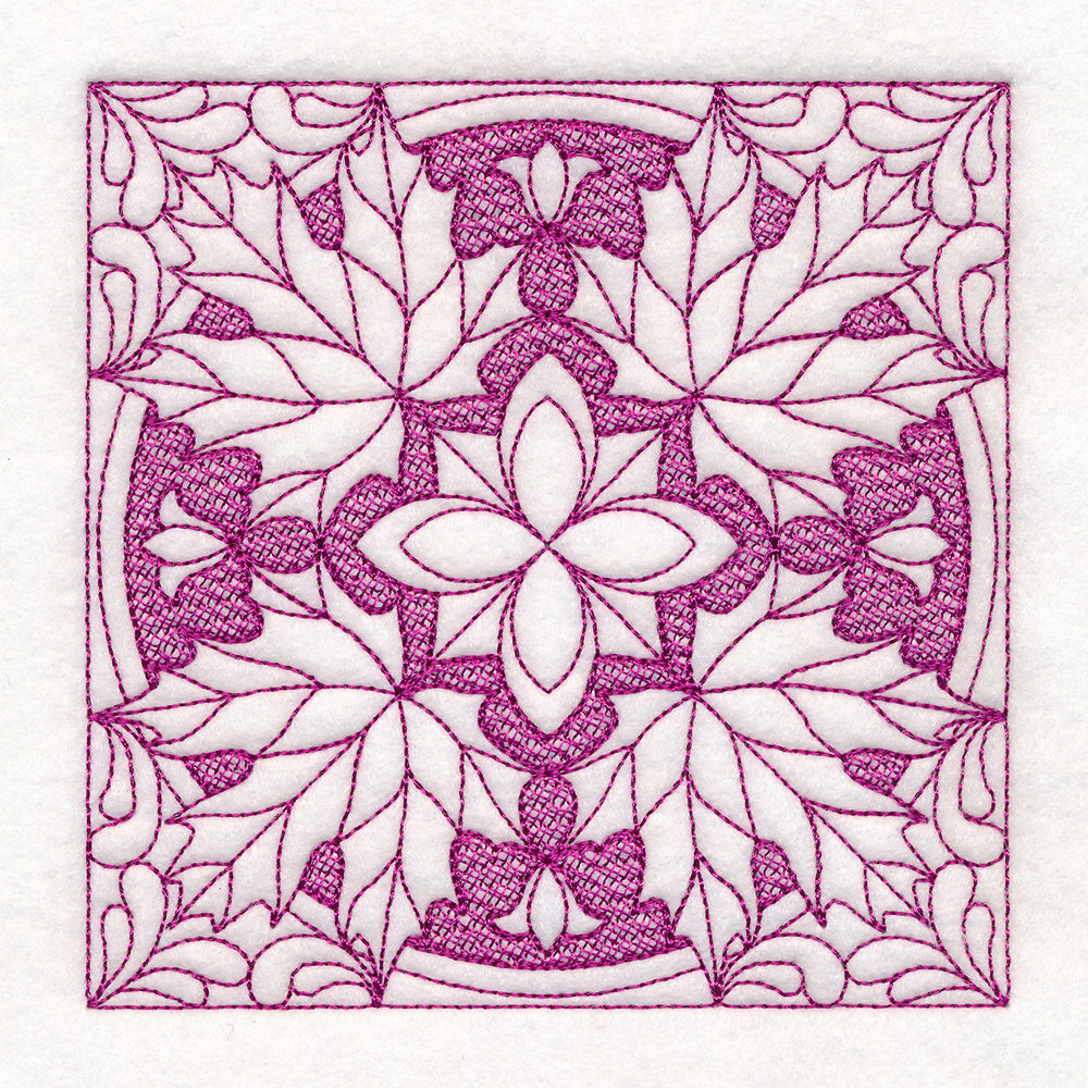 Autumn Treasures Maple Leaf (Trapunto)