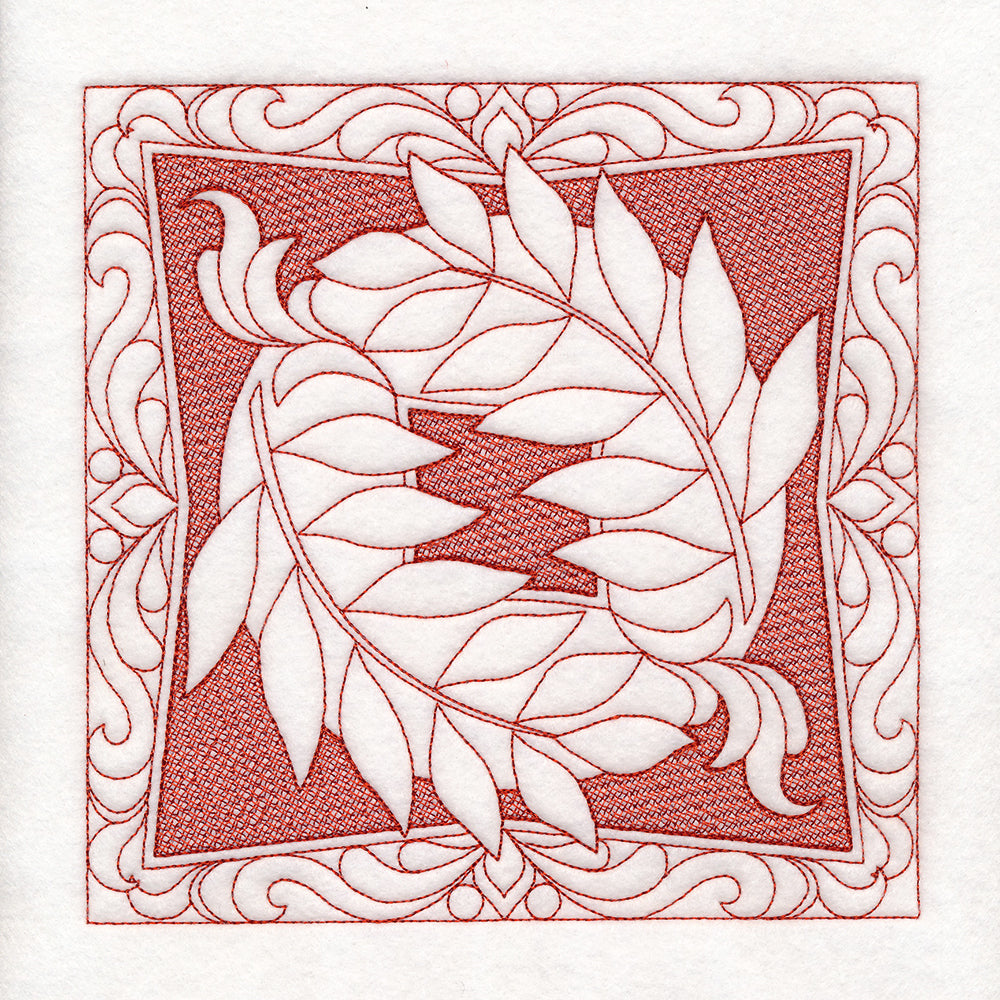 Autumn Treasures Botanicals (Trapunto)