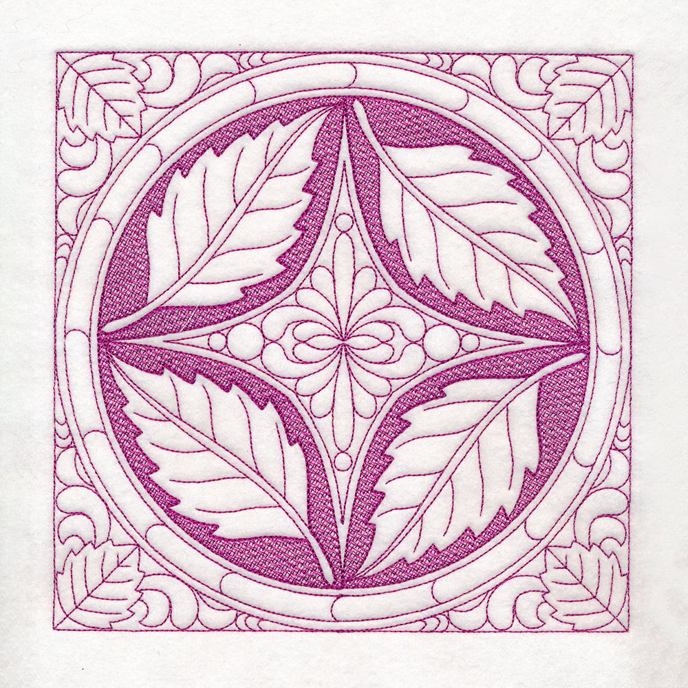 Autumn Treasures Birch Leaf (Trapunto)