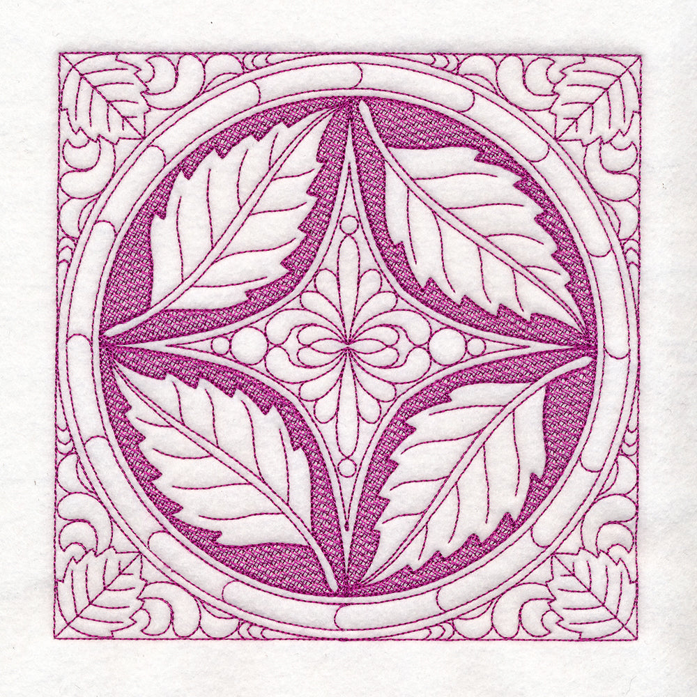 Autumn Treasures Birch Leaf (Trapunto)