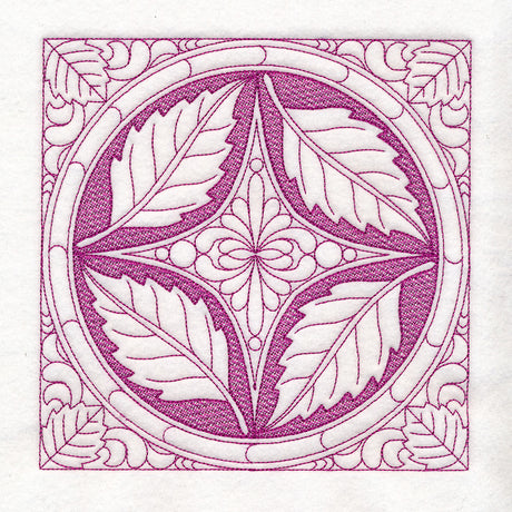 Autumn Treasures Birch Leaf (Trapunto)