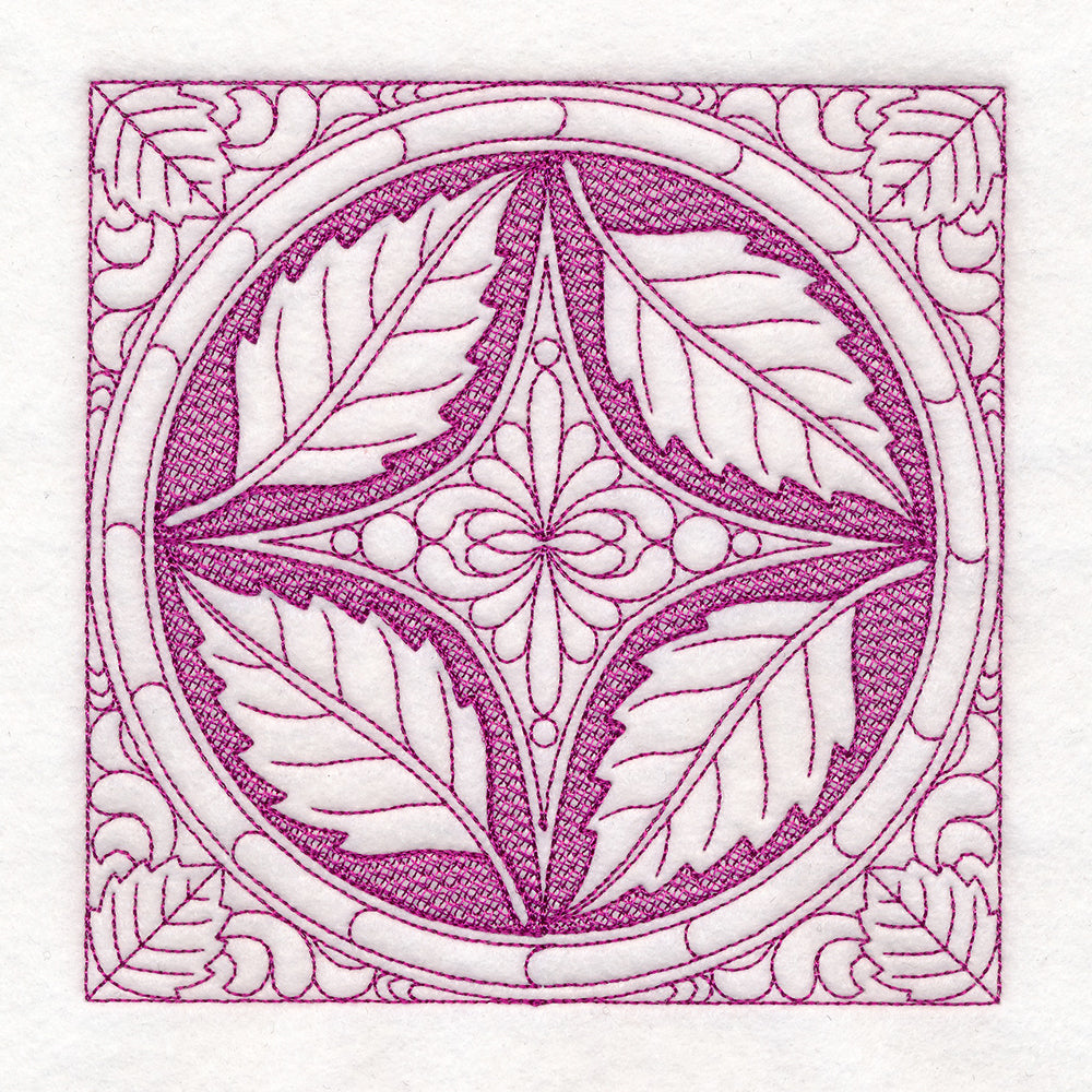 Autumn Treasures Birch Leaf (Trapunto)