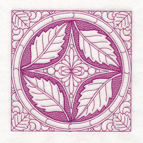 Autumn Treasures Birch Leaf (Trapunto)