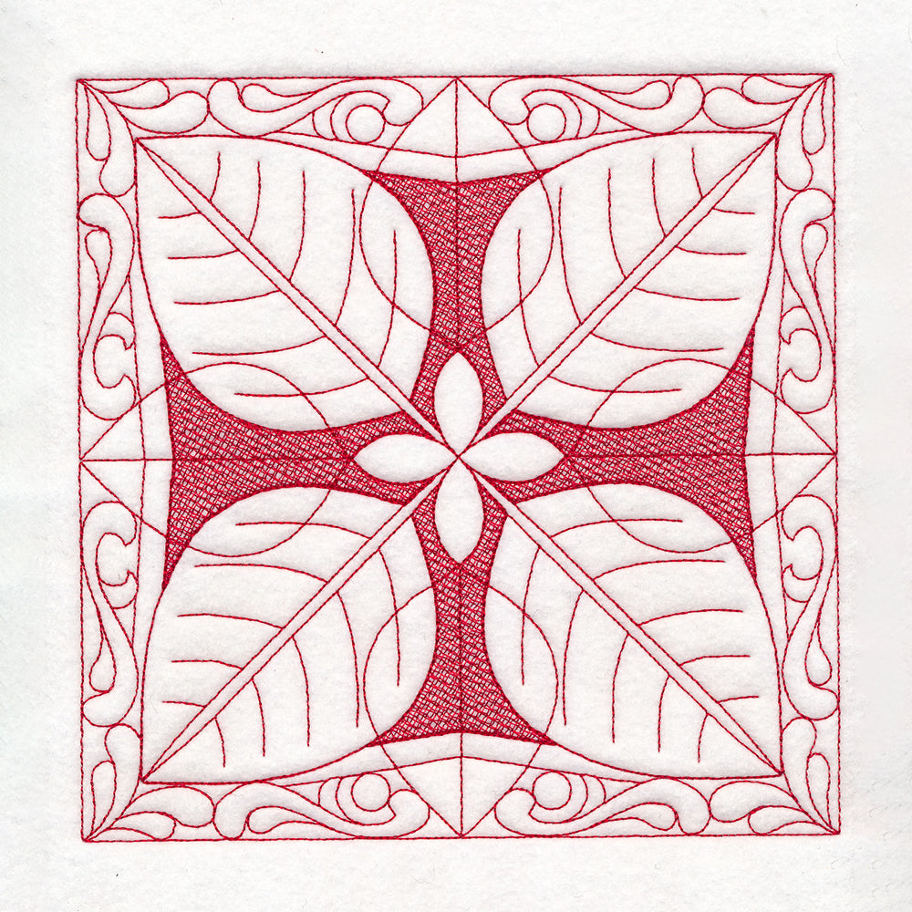 Autumn Treasures Dogwood Leaf (Trapunto)