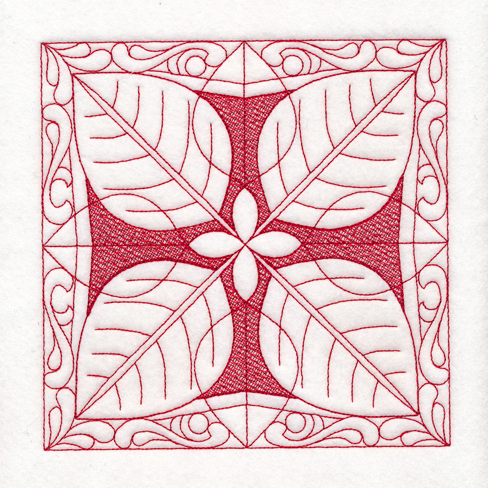 Autumn Treasures Dogwood Leaf (Trapunto)