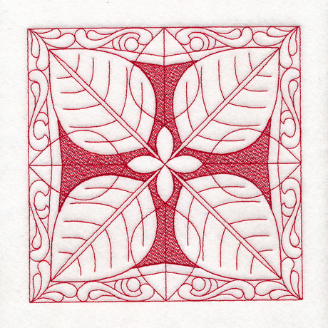 Autumn Treasures Dogwood Leaf (Trapunto)