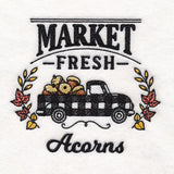Fresh Market Autumn Retro Truck - Acorns