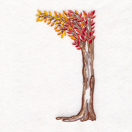 Autumn Tree Half Frame