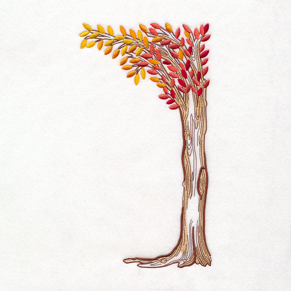 Autumn Tree Half Frame