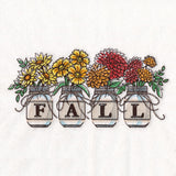 Fall Jar Bouquet Border