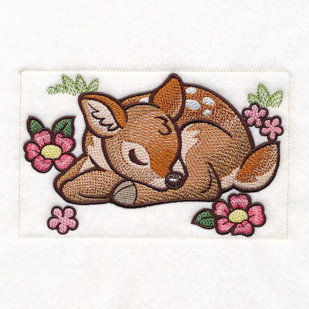 Woodland Animals Quilt - Sleepy Fawn