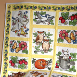 Woodland Animals Quilt - Blue Jay