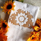 Autumn Sunflower (Embossed)