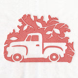 Autumn Retro Truck (Embossed)