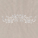 Whitework Floral Border