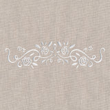Whitework Floral Border