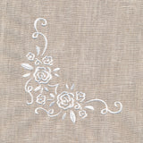 Whitework Floral Corner