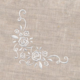 Whitework Floral Corner
