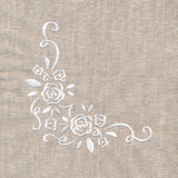 Whitework Floral Corner